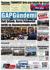 GAP GÜNDEMİ