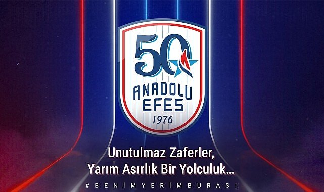 Anadolu Efes Spor Kulübü, 50. Sezonuna 50. Yıl Logosu ile Başlıyor