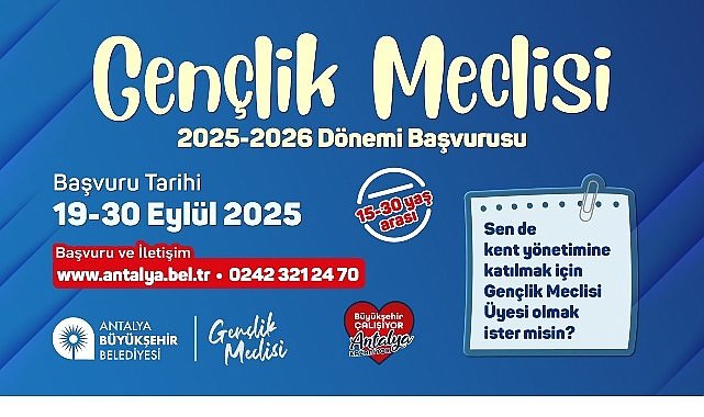 Büyükşehir Gençlik Meclisi Başvuruları Başladı: Genç Liderler için Kaçırılmayan Fırsat