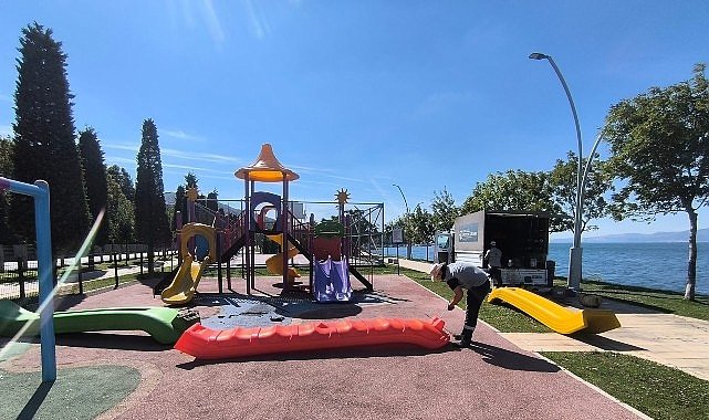 Büyükşehir’den çocuklara güvenli oyun alanları
