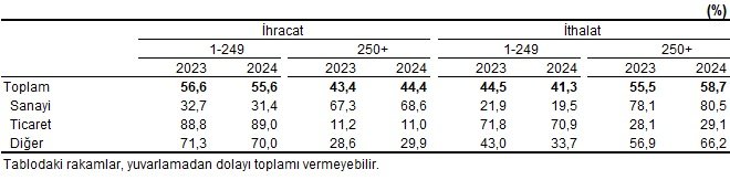 Dış Ticaret İstatistikleri 2024: Girişim Özelliklerine Göre Analitik Görünüm ve Stratejik Yönlendirme