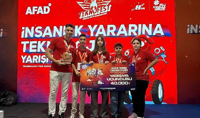 İzmirli Öğrencilerden TEKNOFEST 2025’te “ExoShoulder: Akıllı Omuz Destek Sistemi Projesi” ile Büyük Başarı