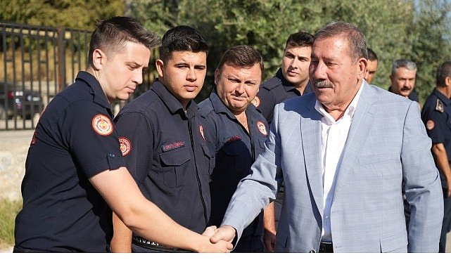Kurumsal Duruşla: Başkan Topuz, İtfaiye Personelinin Haftasını Kutladı