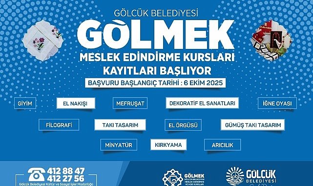 Görsel ve Metin İçeriğini Zenginleştiren Gölmek Kurslarında Yeni Dönem Kayıtları 6 Ekim’de Başlıyor