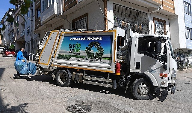Osmangazi’de Ambalaj Atıkları Kapı Kapı Toplanıyor