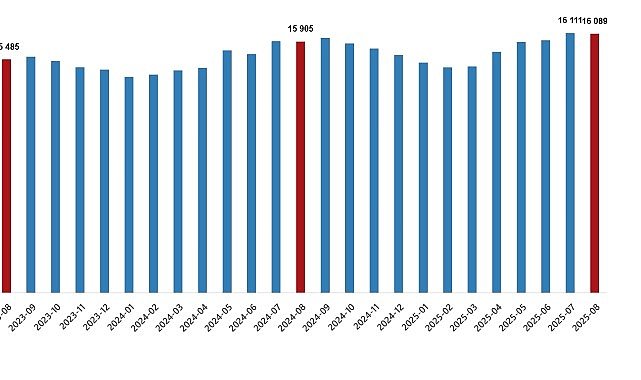 Ücretli Çalışan İstatistikleri, Ağustos 2025