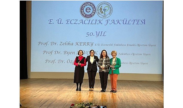 EÜ Eczacılık Fakültesi kuruluşunun 50. yıl dönümünü coşkuyla kutladı