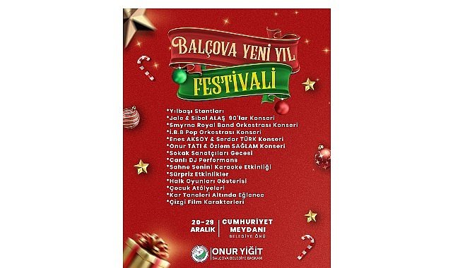 Balçova’da Yeni Yıl Coşkusu: 10 Günlük Dev Festival Başlıyor!
