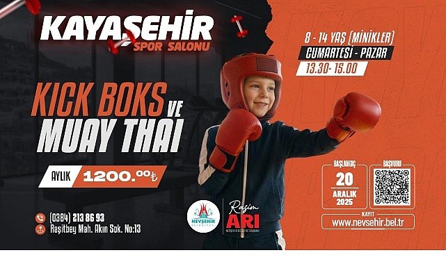Nevşehir’de Minikler ve Yetişkinler İçin Kick Boks ve Muay Thai Kursları