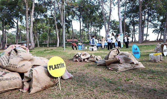 Orman ekosisteminde atıkların tehlikesi uygulamalı gösterildi