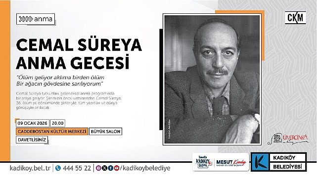 Cemal Süreya Kadıköy’de Anılacak