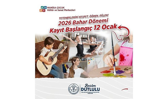 ÇKSM’lerde 2026 Bahar Dönemi Kayıtları Başladı