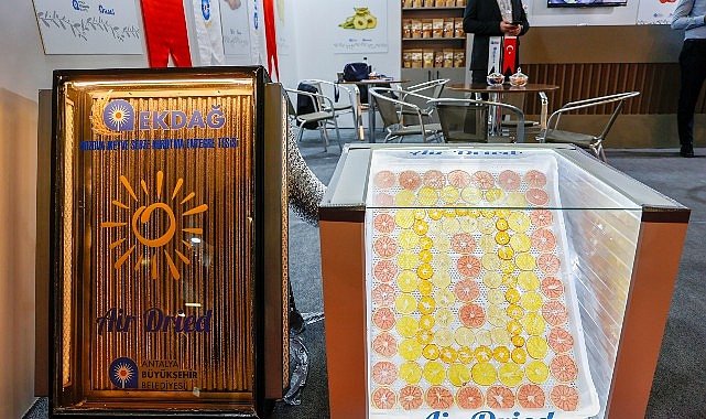 EKDAĞ’ın kurutma tesisinde üretilen ürünler fuarda tanıtıldı