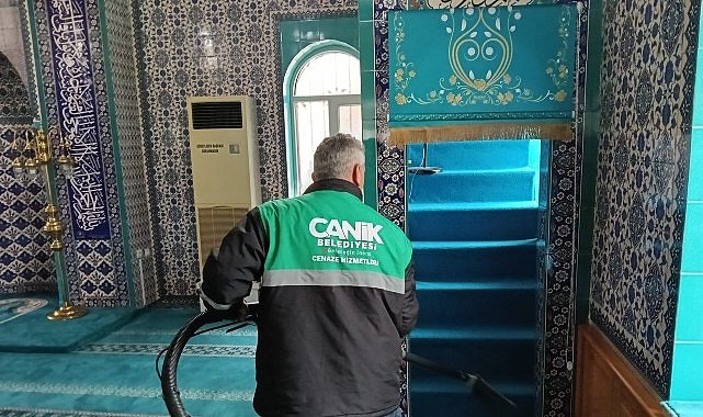 Canik’te Camiler Ramazan’a Hazır