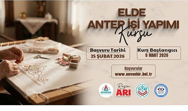 KAPEM’de “Elde Antep İşi Yapımı” Kursu Başlıyor