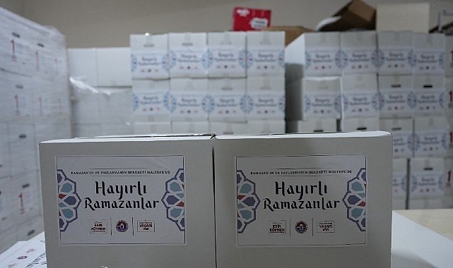 Maltepe’de ramazan sofraları dayanışmayla kuruluyor