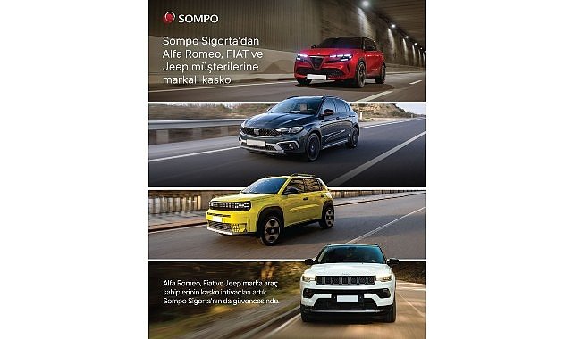 Sompo Sigorta’dan Alfa Romeo, FIAT ve Jeep® müşterilerine ayrıcalıklı kasko hizmetleri