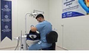 Aydın Ağız Ve Diş Sağlığı Polikliniği’nin İlk Gününde Vatandaşlardan Yoğun İlgi