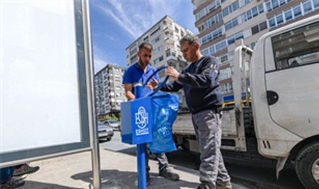 ESHOT’tan duraklarda temizlik hareketi