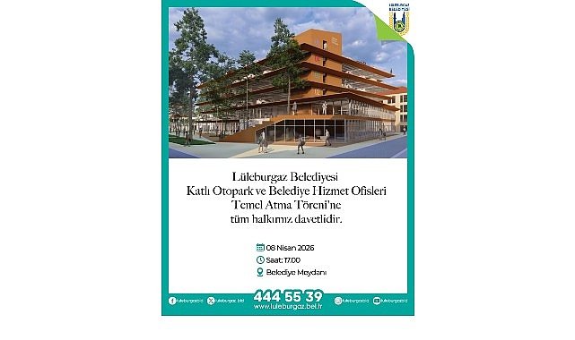 ‘Katlı Otopark ve Belediye Hizmet Ofisleri’nin temeli atılıyor