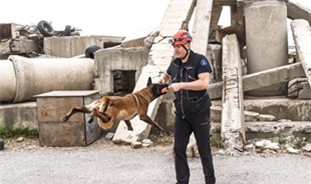 Momo enkaz için eğitiliyor