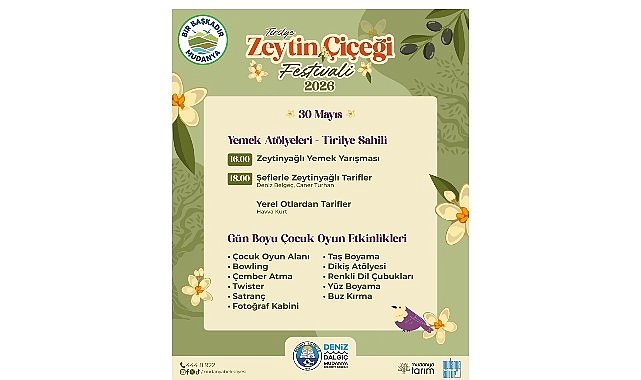 2.Zeytin Çiçeği Festivali Başlıyor