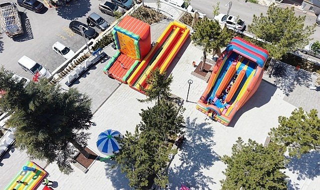 Başkan Levent Koç Çocuklara Verdiği Sözü Tuttu: Haymana’ya İlk Kez Şişme Oyun Parkı Kuruldu