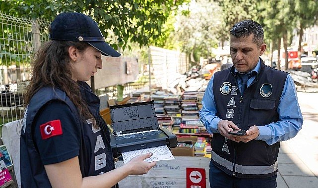 Bornova’da zabıta denetimlerine teknoloji gücü