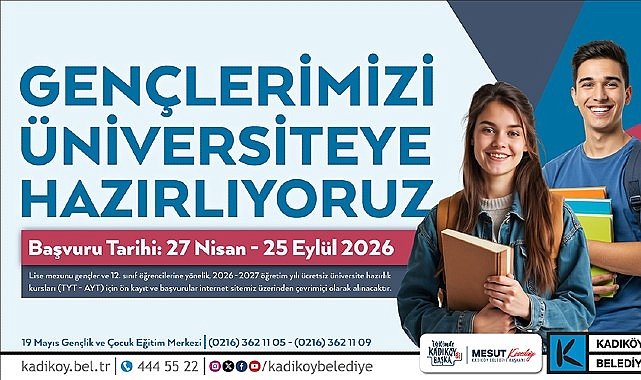 Kadıköy Belediyesi’nden Üniversiteye Hazırlık Kursu
