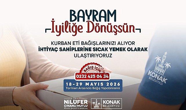 Konak’ta dayanışma geleneği bu bayram da devam ediyor