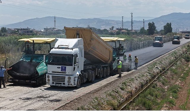 İncirliova’yı Muğla Bulvarı’na Bağlayacak Yolda Çalışmalar Sürüyor
