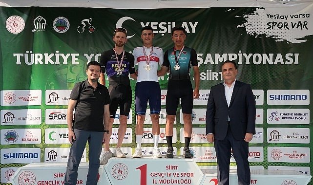 Yeşilay Türkiye Yol Bisikleti Şampiyonası sona erdi Türkiye Şampiyonları Siirt’te belli oldu