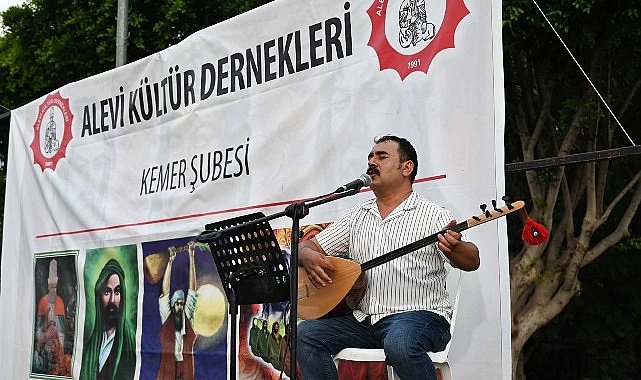 Alevi Kültür Dernekleri Kemer Şubesinden aşure lokması