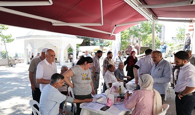 Bağcılar’da camilerde sağlık taraması yapıldı