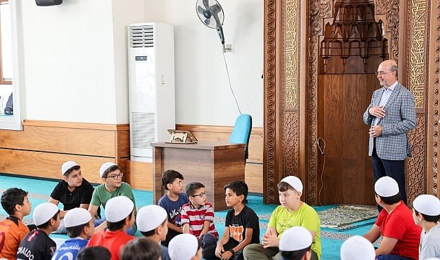 Başkan Pekyatırmacı Yaz Kur’an Kursları’nda Çocuklarla Buluştu