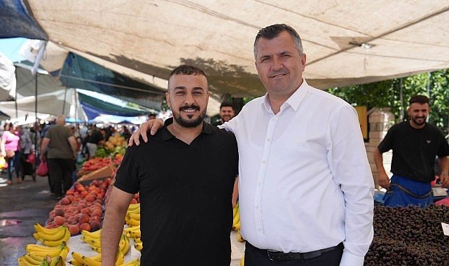 Başkan Taşyasan’dan semt pazarına ziyaret