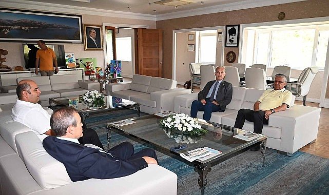 Başkan Topaloğlu, ATSO Başkanı Hacısüleyman ile bir araya geldi