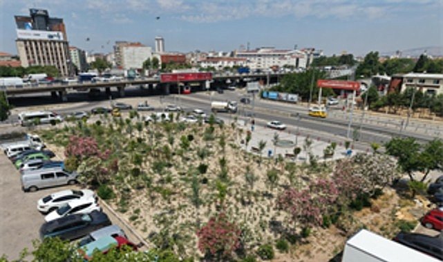 Eski Benzinlik yeşile dönüştü