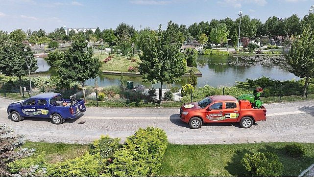 Konya Büyükşehir, 31 İlçede 859 Mahallede Uçkun ve Larva Mücadelesini Aralıksız Sürdürüyor