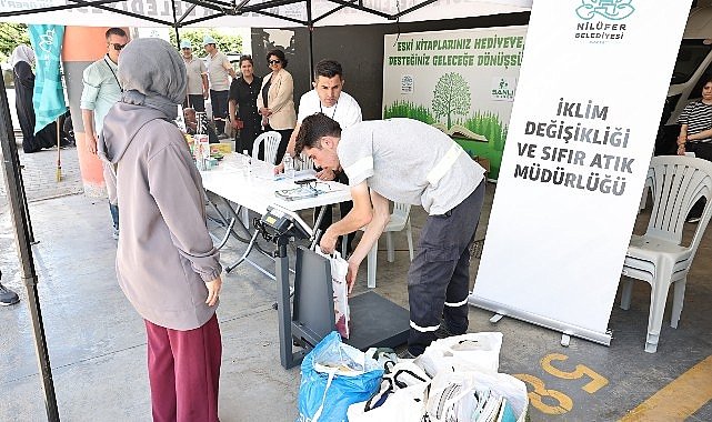 Nilüfer’de atık kağıtları getiren hediye kazanıyor